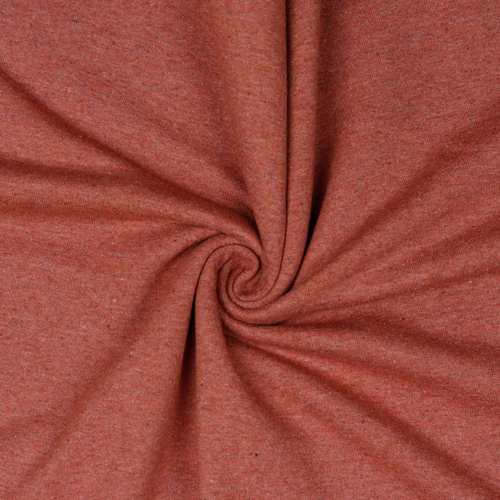Made from post-consumer cotton waste, offering warmth and sustainability in hoodies and sweats.