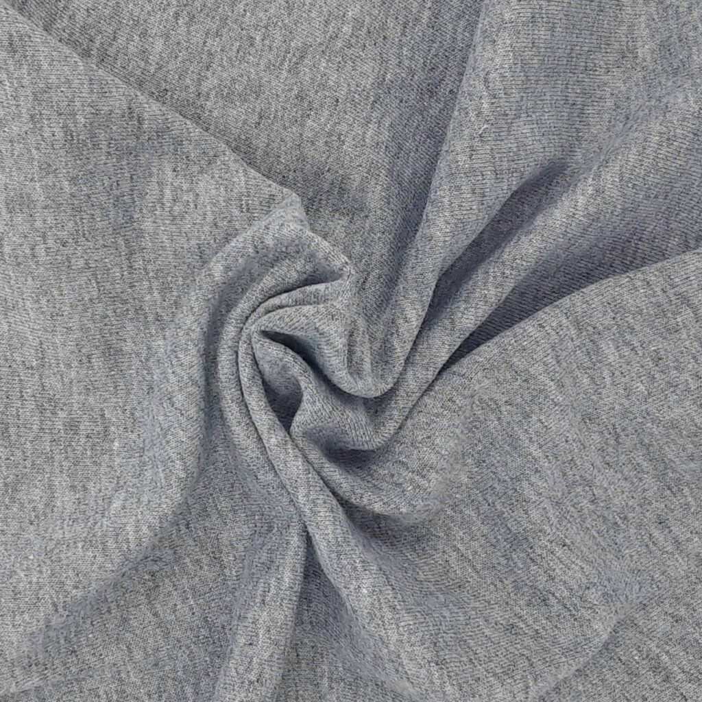 Smooth outside, looped inside — ideal for loungewear and sporty silhouettes.