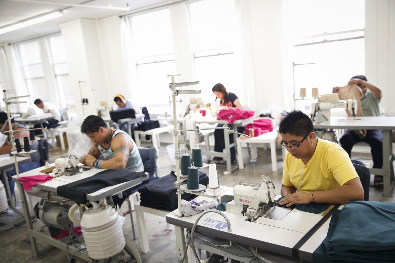 Fashionable clothing factory