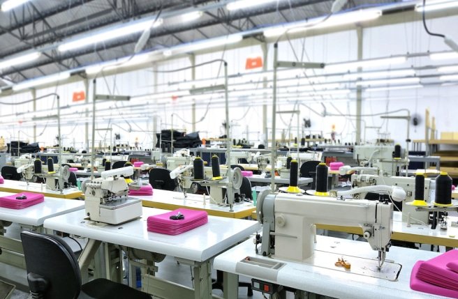 Fashionable clothing factory