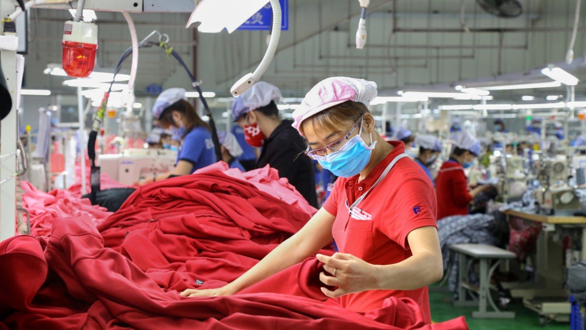 Fashionable clothing factory