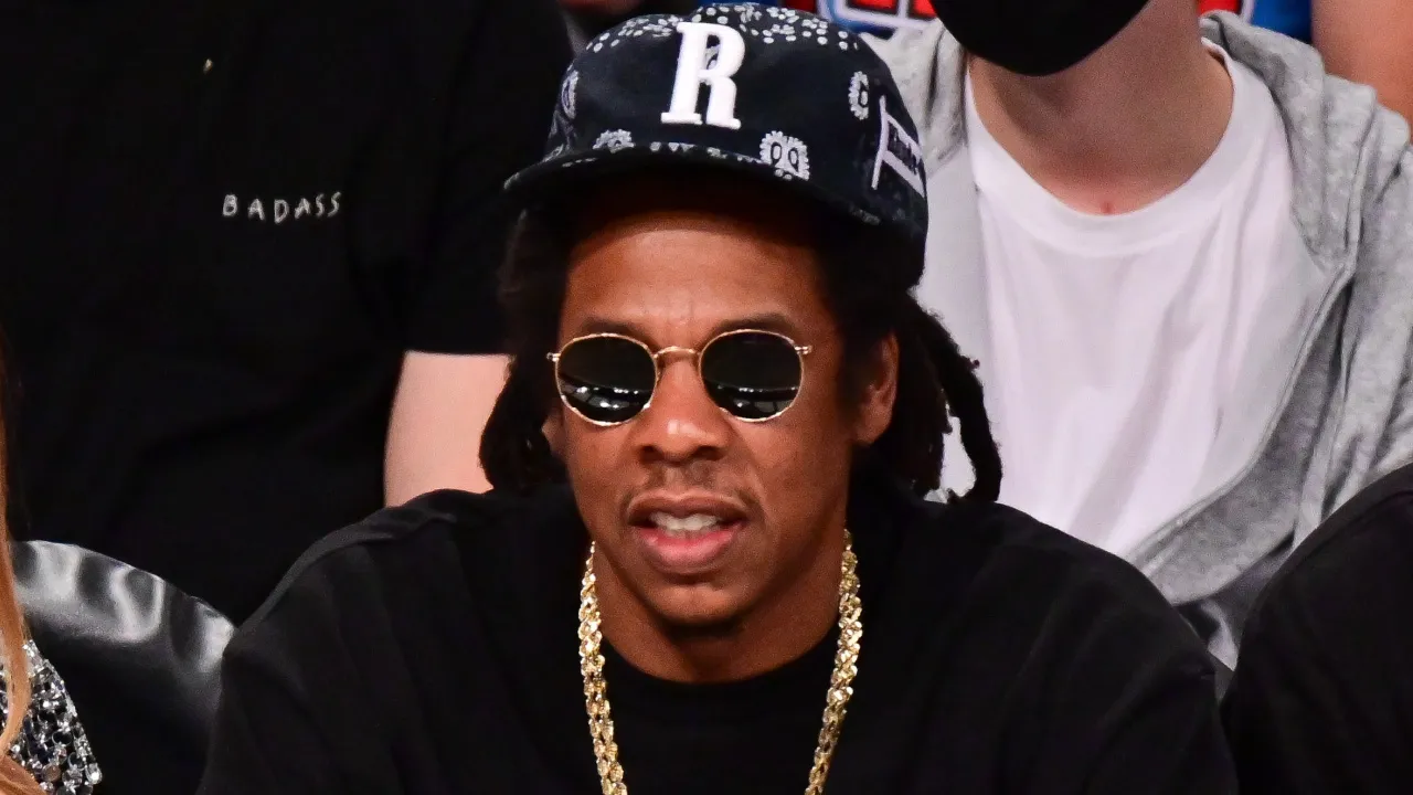 Jay-Z wearing Rhude