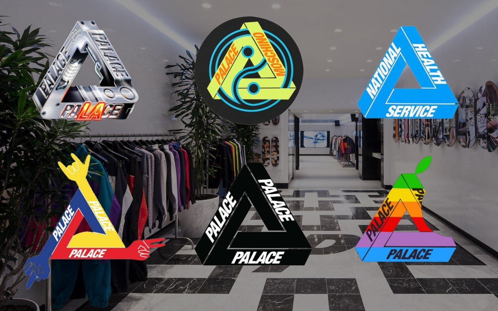 Palace’s iconic visual identity