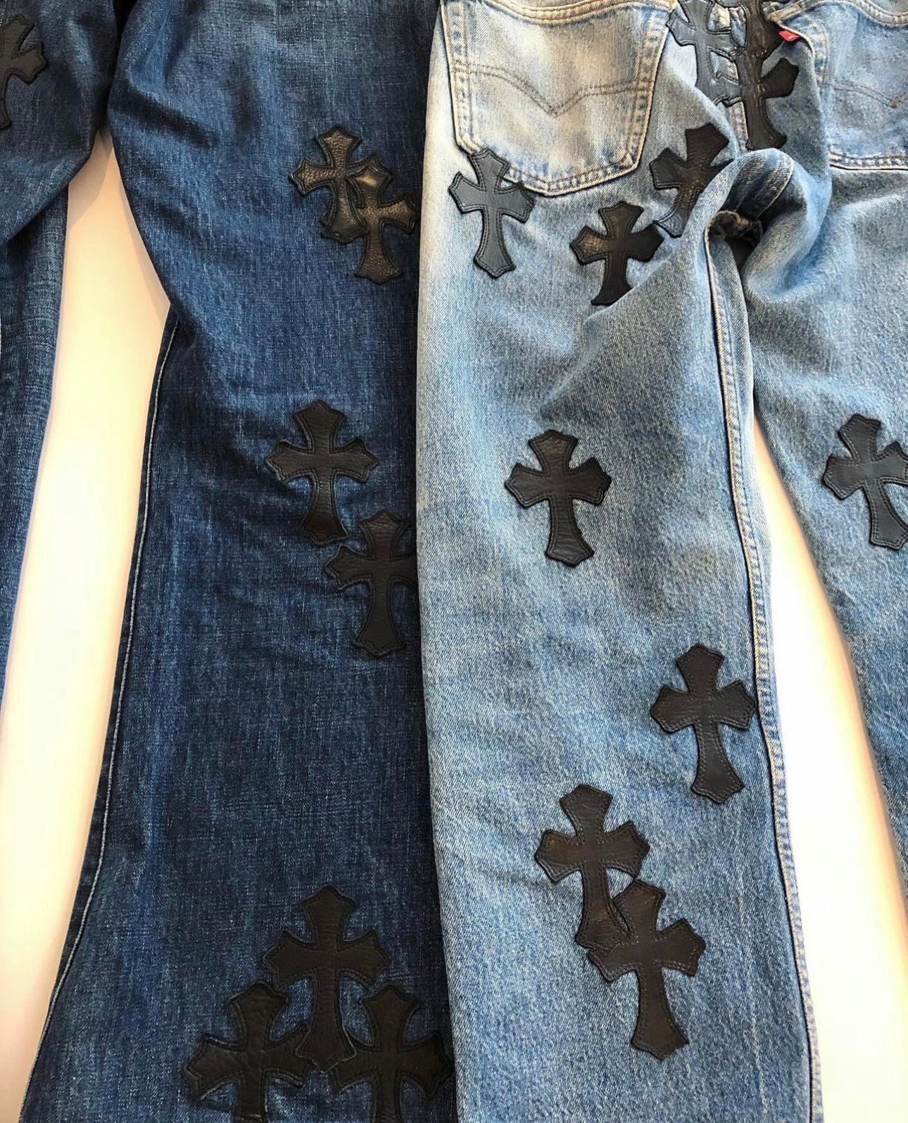 chrome hearts jeans