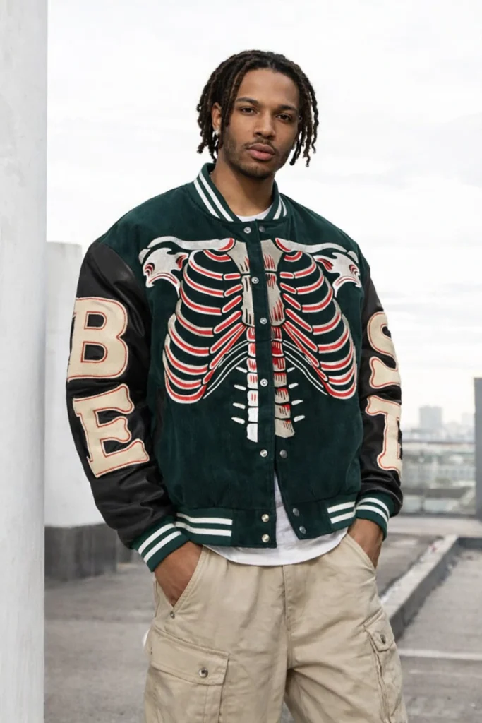 Leather Sleeve Varsity Jackets