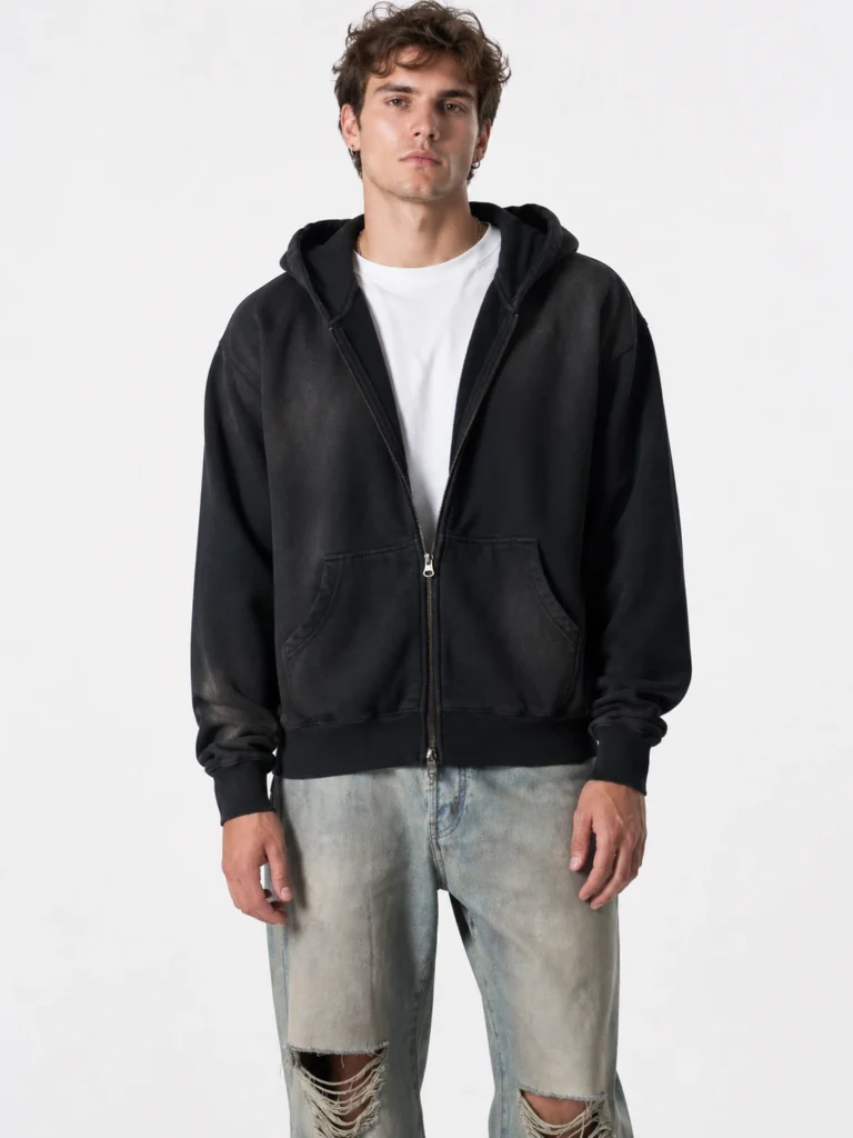 Basic Zip Hoodie