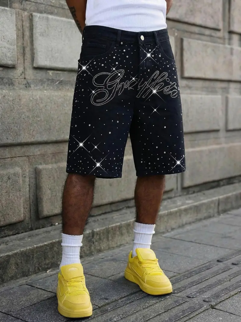 Streetwear fashion lookbook 2026 - model wearing oversized hoodie, cargo trousers and chunky sneakers in urban street setting