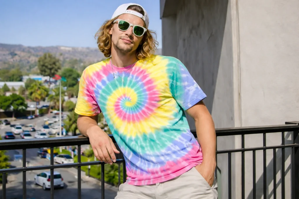Spiral Tie Dye T Shirts