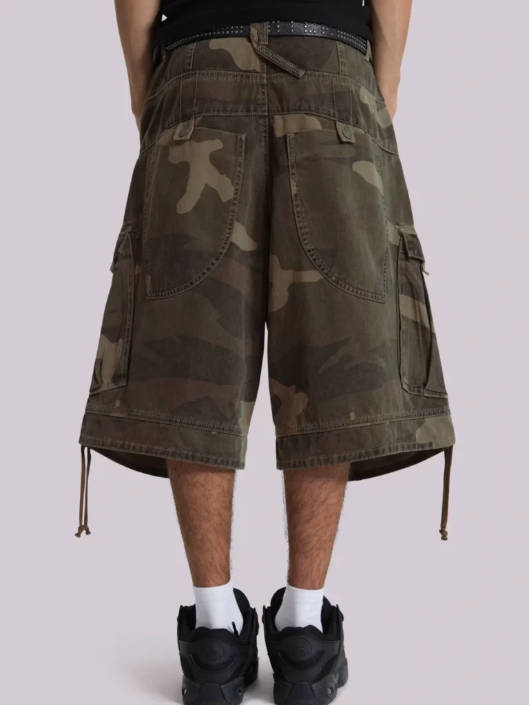 Baggy Fit Camo Shorts
