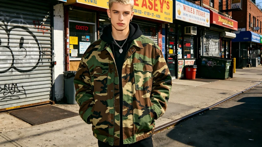 Oversized Camo Jacket