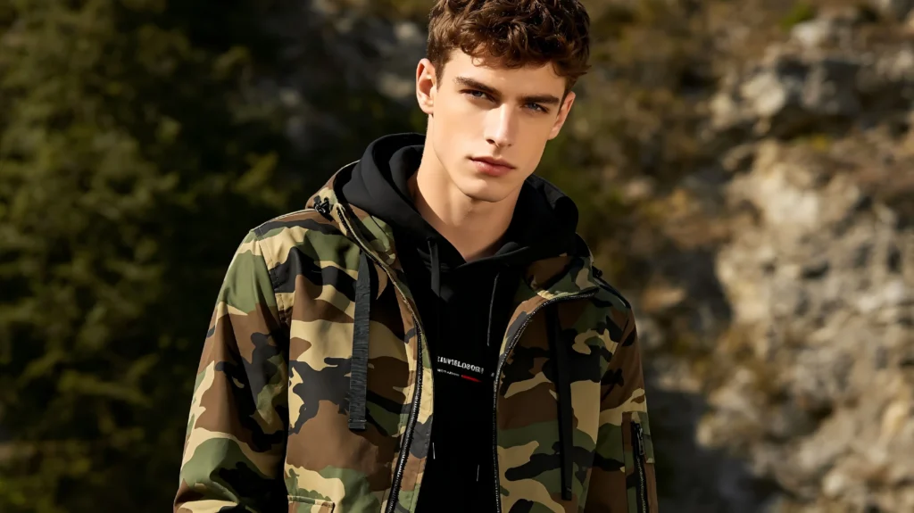 Hooded Camo Jacket