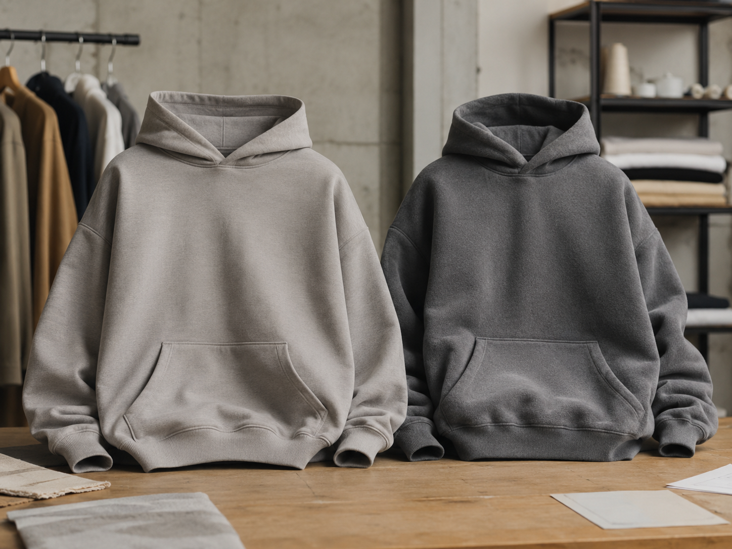 French Terry vs Fleece Hoodies