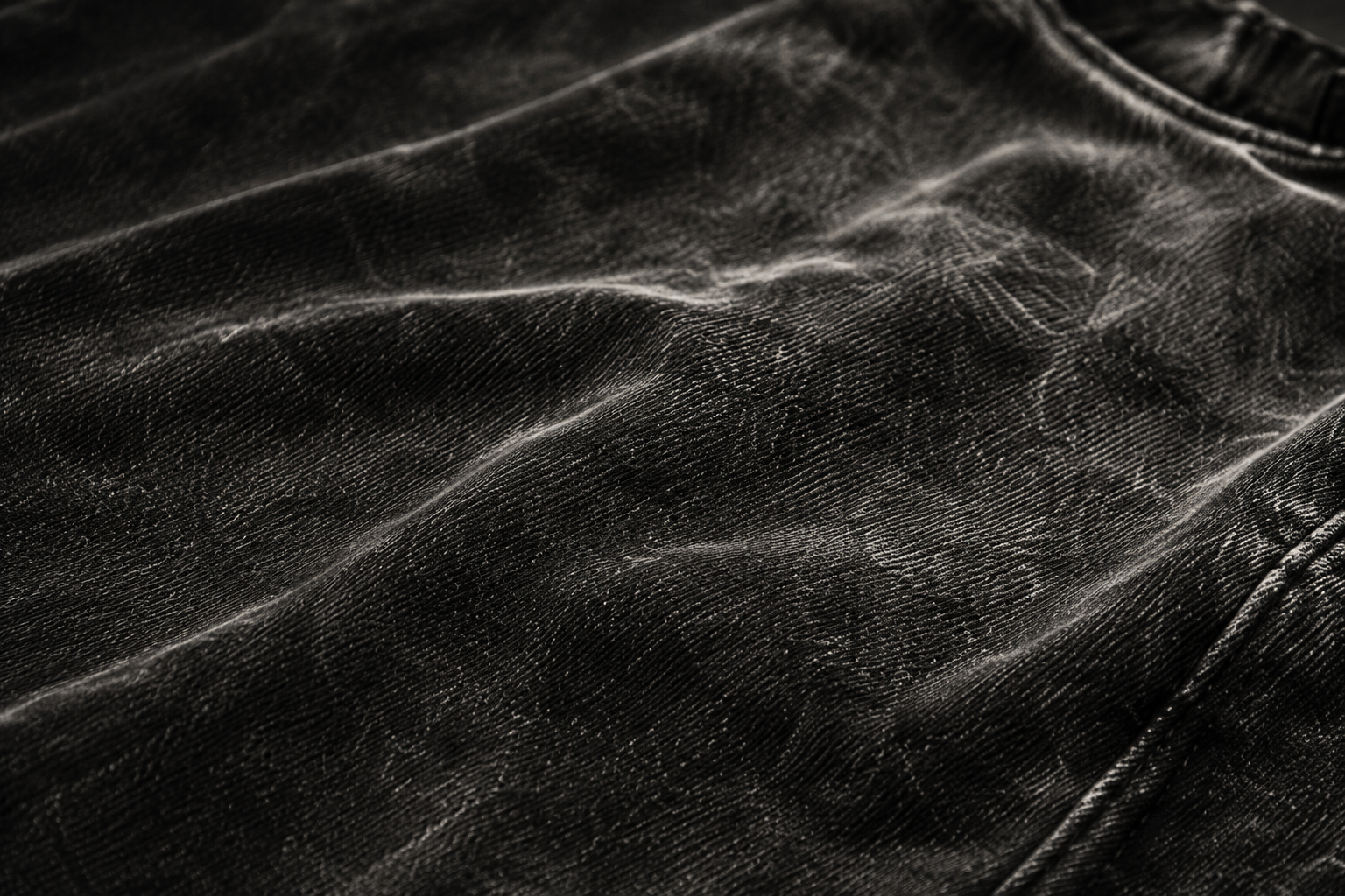 Vintage washed sweater fabric