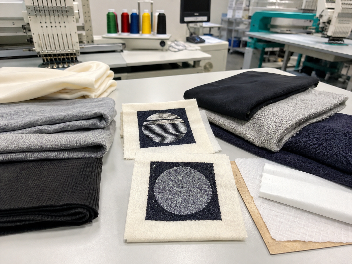 Embroidery Testing on Different Fabrics