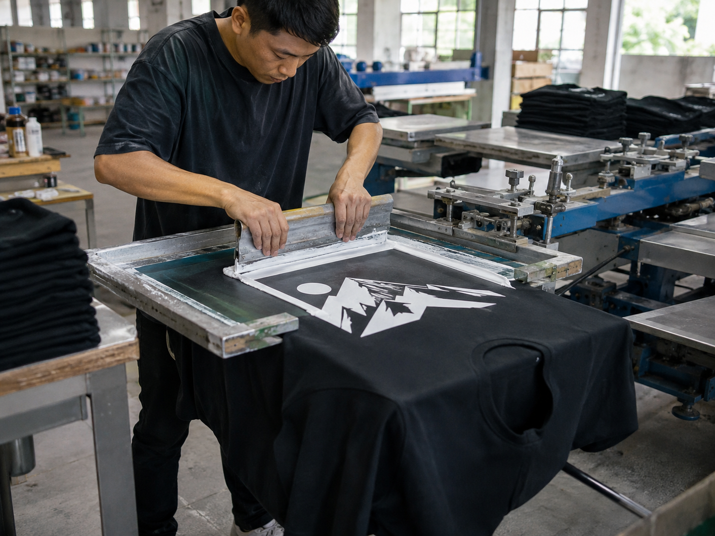 Streetwear Screen Printing Process