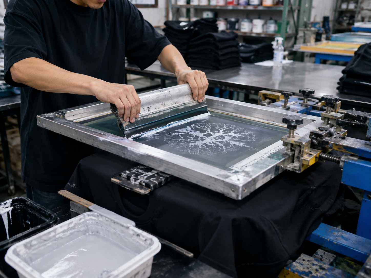 Screen Printing Process