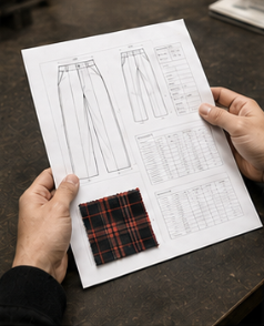 Plaid pants design review