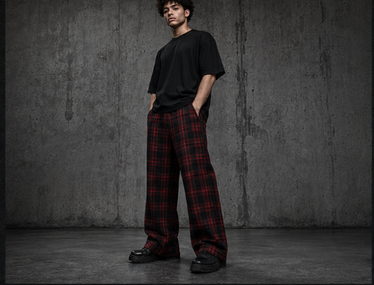 Custom plaid pants manufacturer