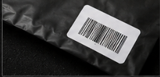 Size and barcode stickers